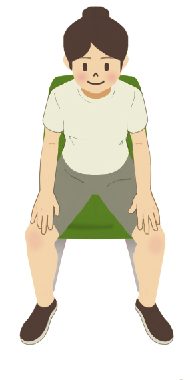 【すぐできる】股関節のリハビリ体操「椅子に座って行う体操その３」－２
