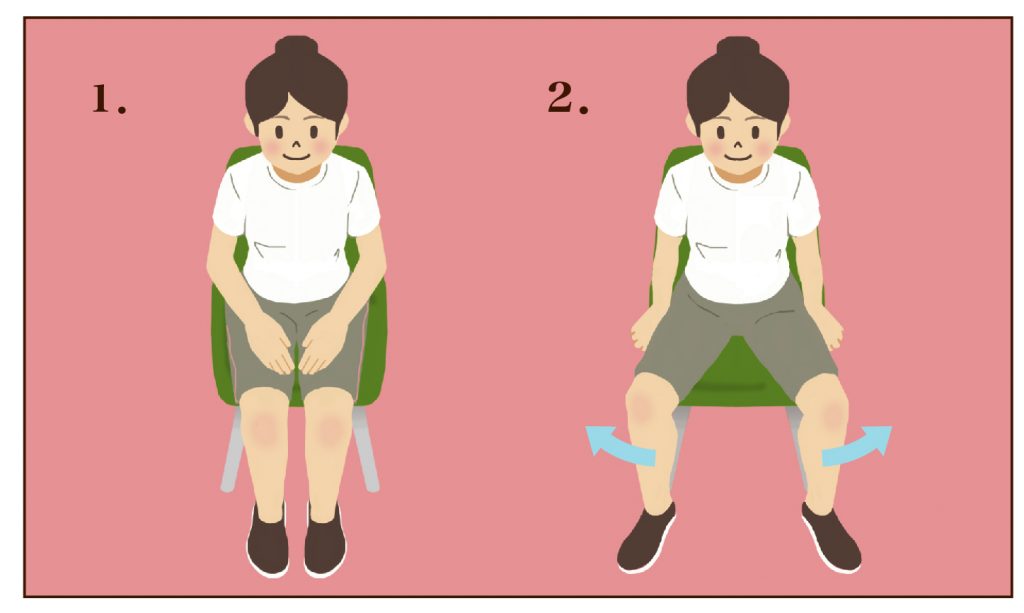 【すぐできる】股関節のリハビリ体操「椅子に座って行う体操その３」